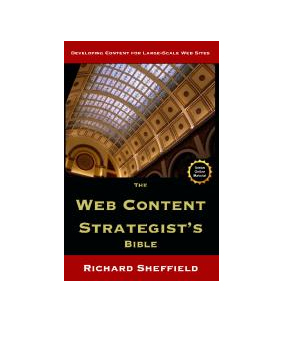 Book cover: The Web Content Strategist's bible