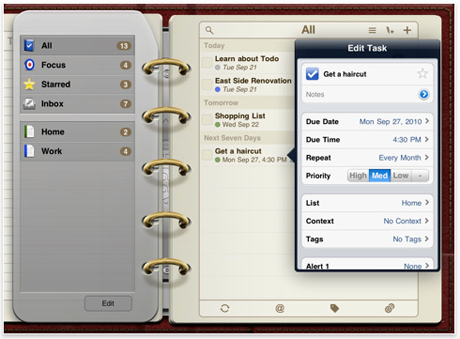 Todo for iPad