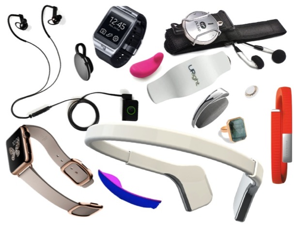 A collection of wearables.