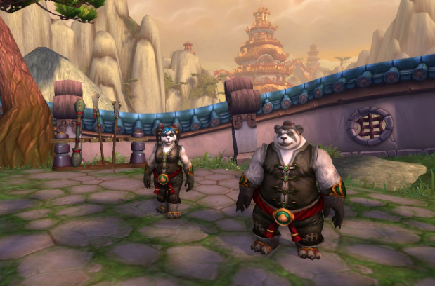 Image of the authors as their World of Warcraft avatars. They're both pandas. And awesome.