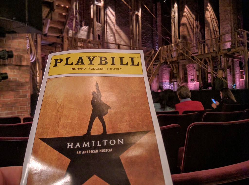Hamilton the Musical Playbill